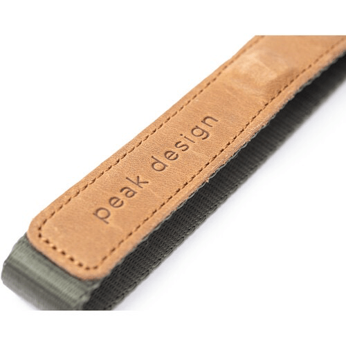 Peak Design Cuff Camera Wrist Strap - Sage Green | Secure & Comfortable Wrist Strap for DSLR & Mirrorless Cameras | Perfect for Travel, Hiking & Outdoor Photography