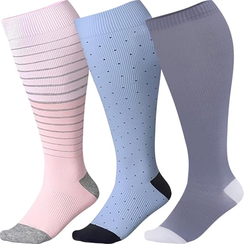 3pairpinkstripegreybluedot