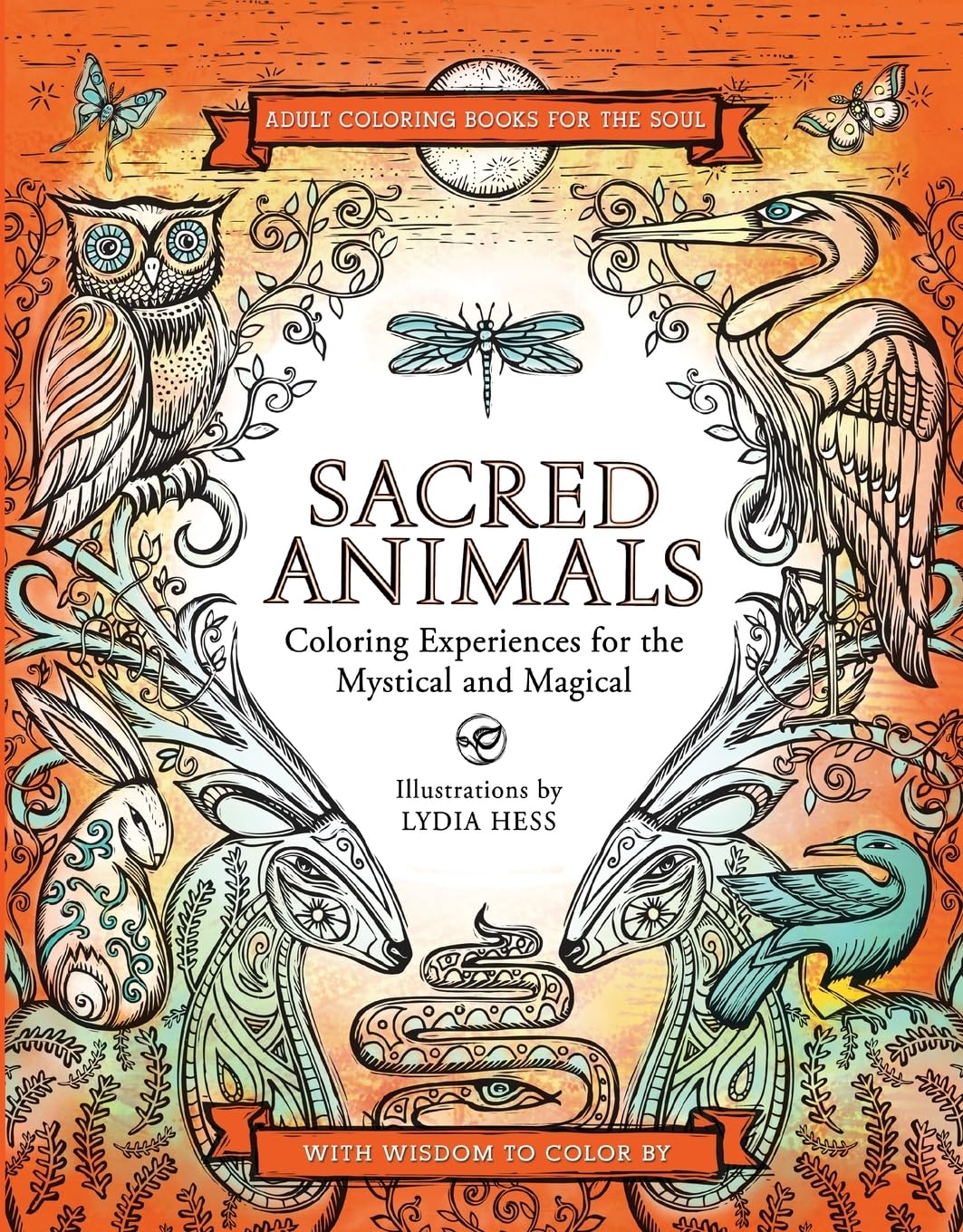 Sacred Animals Coloring Book - Soul Relaxation for Adults