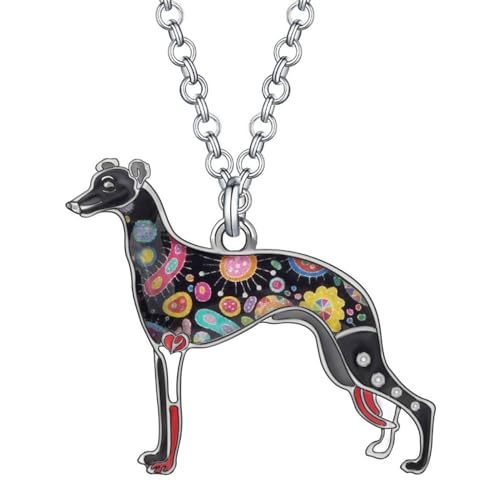 Enamel Greyhound Black