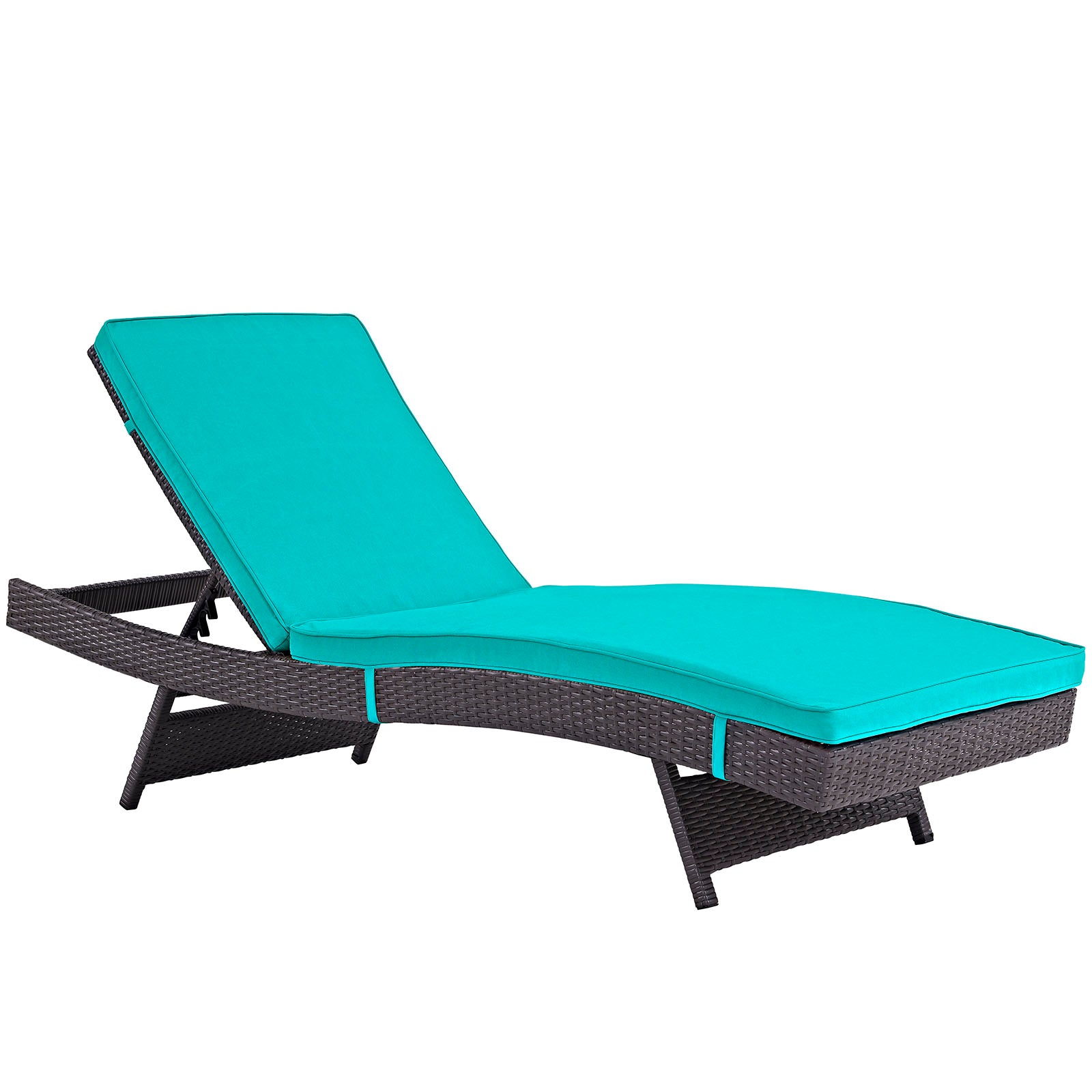 Convene 6-Piece Outdoor Patio Chaise Lounge Set - Durable Wicker Furniture for Poolside, Garden & Backyard Relaxation