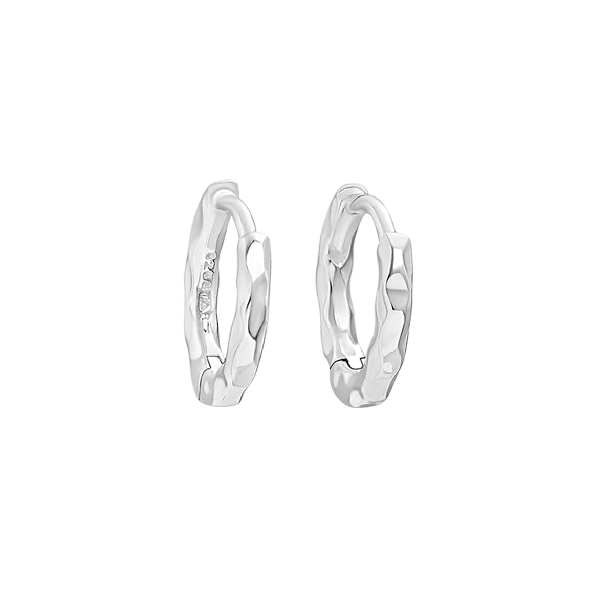 Delicate Ripple Huggie Earrings - Dainty Gold Hoop Earrings for Women, Minimalist Huggie Hoops for Everyday Wear, Perfect for Work, Date Night & Gifts