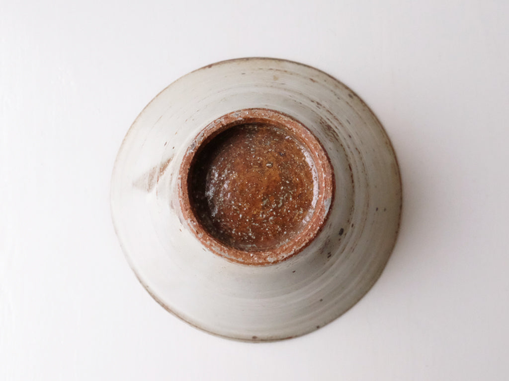 Handcrafted Kohiki Style Ceramic Bowl by Kenji Tayama - Japanese Pottery for Tea, Rice & Soup - Perfect for Home Dining & Zen Decor