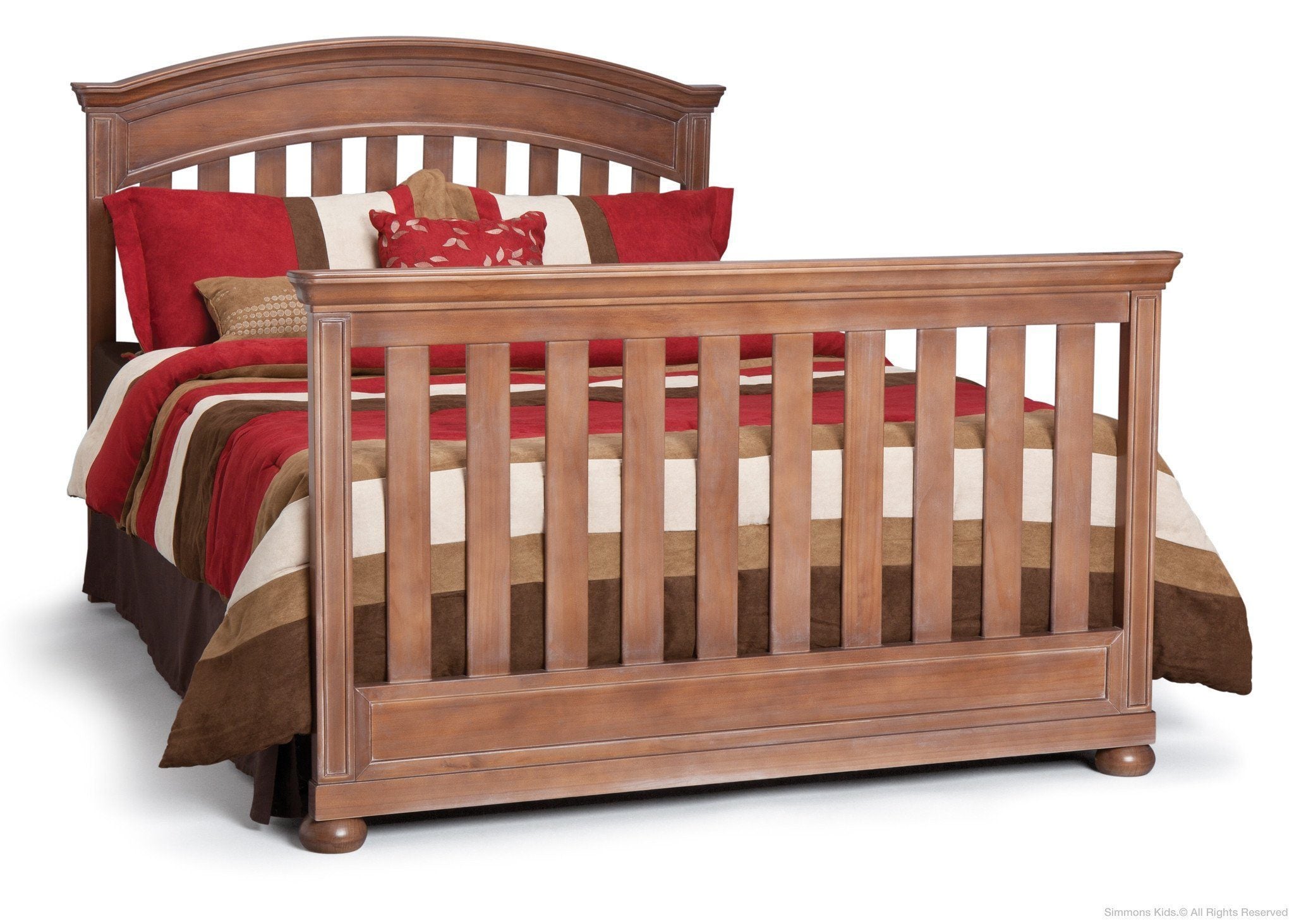 Chateau Crib 'N' More - Luxury Baby Crib with Convertible Design for Nursery, Toddler Bed & Daycare Use