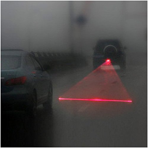 High Visibility Car Laser Rear Fog Light Warning Lamp - Anti-Collision LED Taillight for Enhanced Night Driving Safety | Perfect for Trucks, SUVs & Bad Weather Conditions