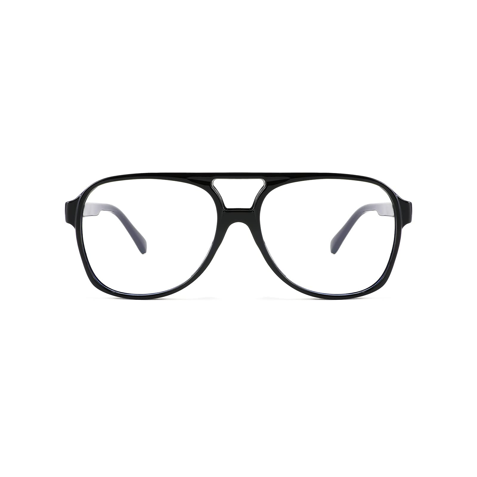 FEISEDY Retro 70s 80s Blue Light Blocking Glasses for Women & Men - Computer Glasses for Gaming, Reading & Office Work - Anti Eyestrain Glasses for PC, Phone & Digital Screen Use