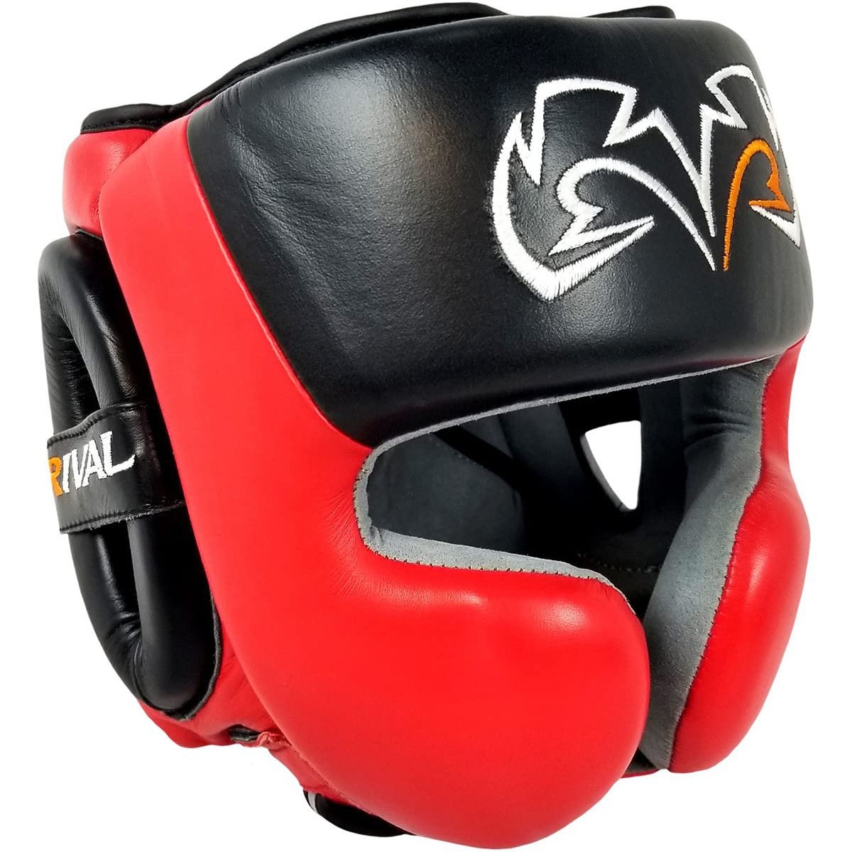 RIVAL RHG30 Mexican Style Boxing Headgear for Training - Black/Red - Perfect for Sparring, Heavy Bag Work & Competition Prep