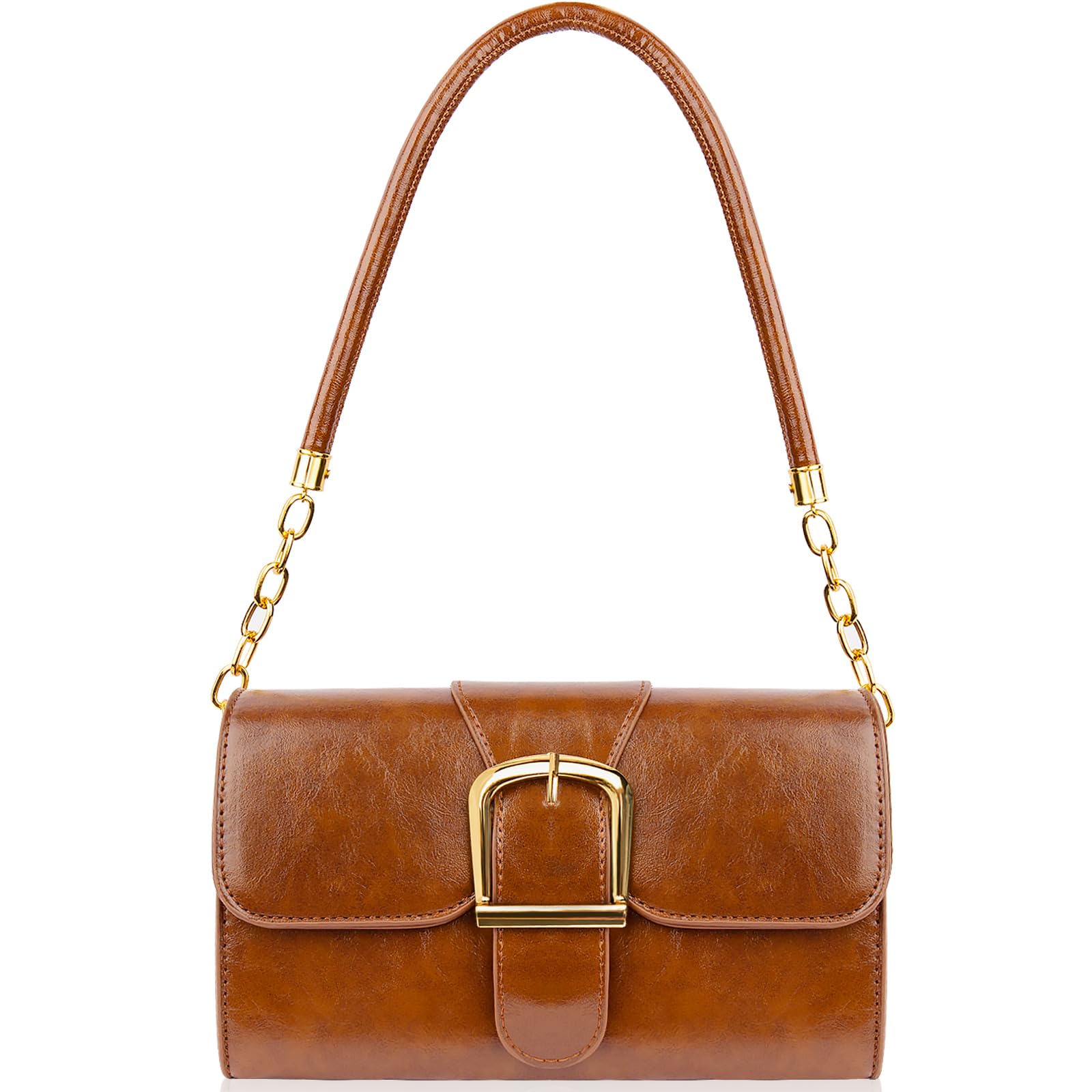 Stylish Women's Crossbody Shoulder Bag - Soft PU Leather Small Purse & Trendy Tote Clutch Handbag for Everyday Use, Work, Travel & Shopping