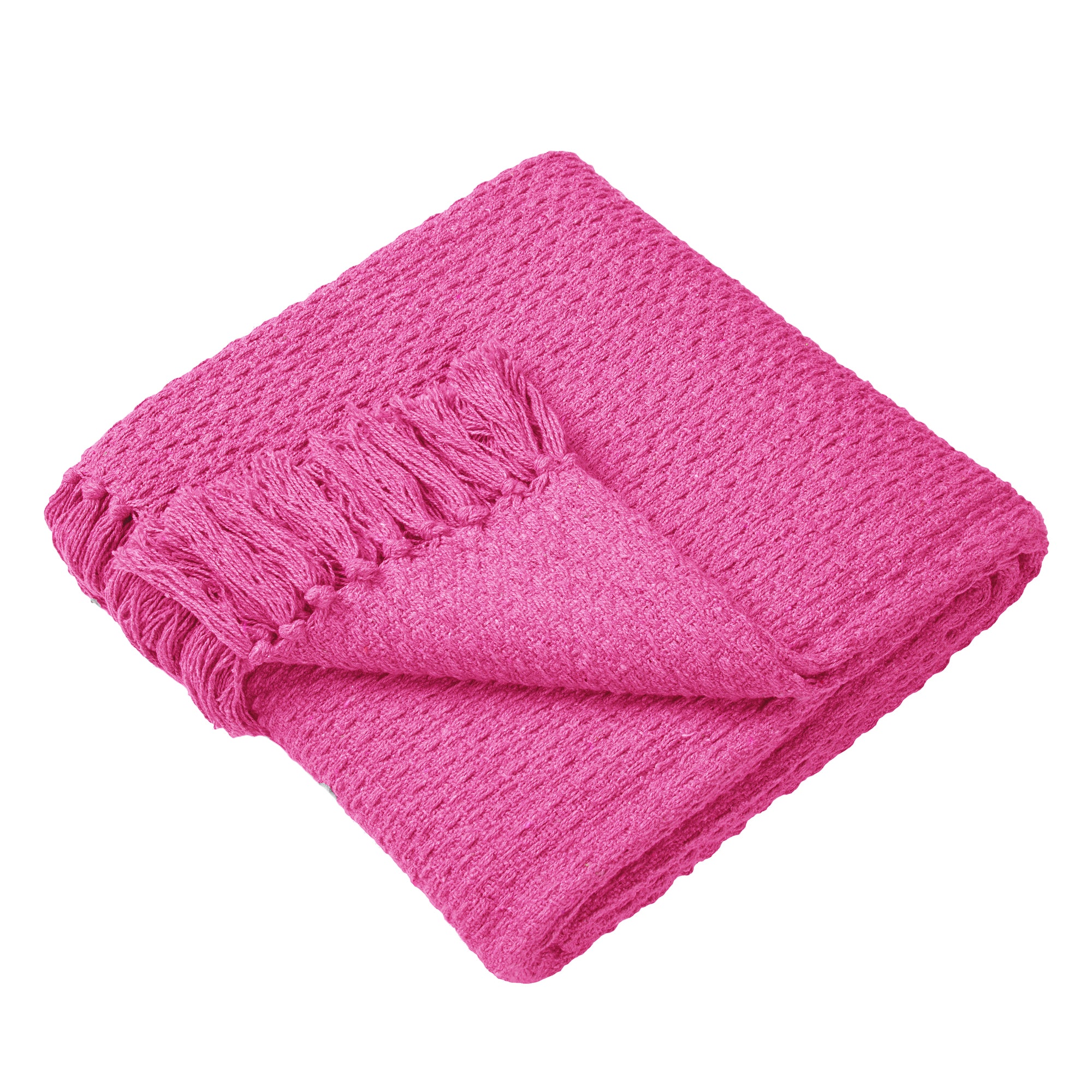 Drift Home Hayden Throw Blanket - Soft Pink Cozy Knit Blanket for Couch, Bed & Travel - Perfect for Winter, Gifts & Home Decor