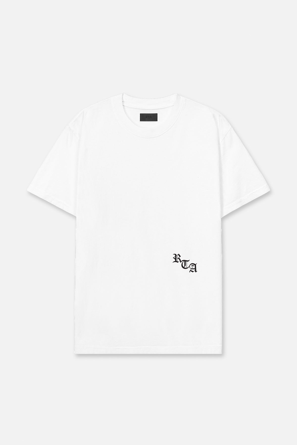 LIAM TEE - White & Black Ribcage Oversized T-Shirt for Men | Trendy Streetwear & Casual Outfit | Perfect for Daily Wear, Gym, and Outings