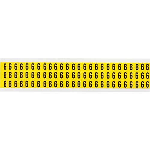 Brady 3410-9 34 Series Indoor Number and Letter Cards - Pack of 50 | Durable Office & Warehouse Labeling for Organization & Safety