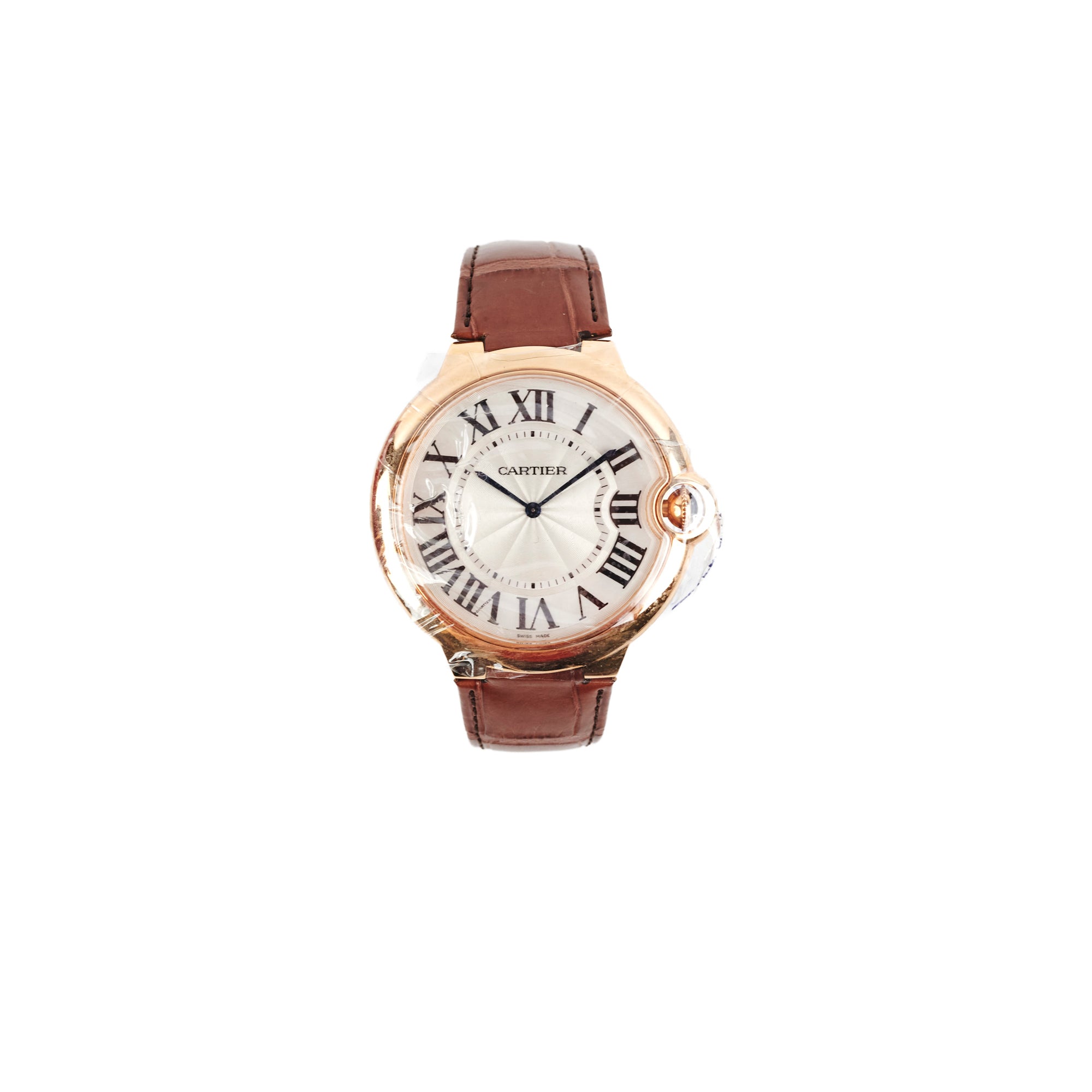 Cartier Ballon Bleu 46mm Rose Gold Men's Watch W6920054 - Luxury Automatic Timepiece for Business & Formal Occasions