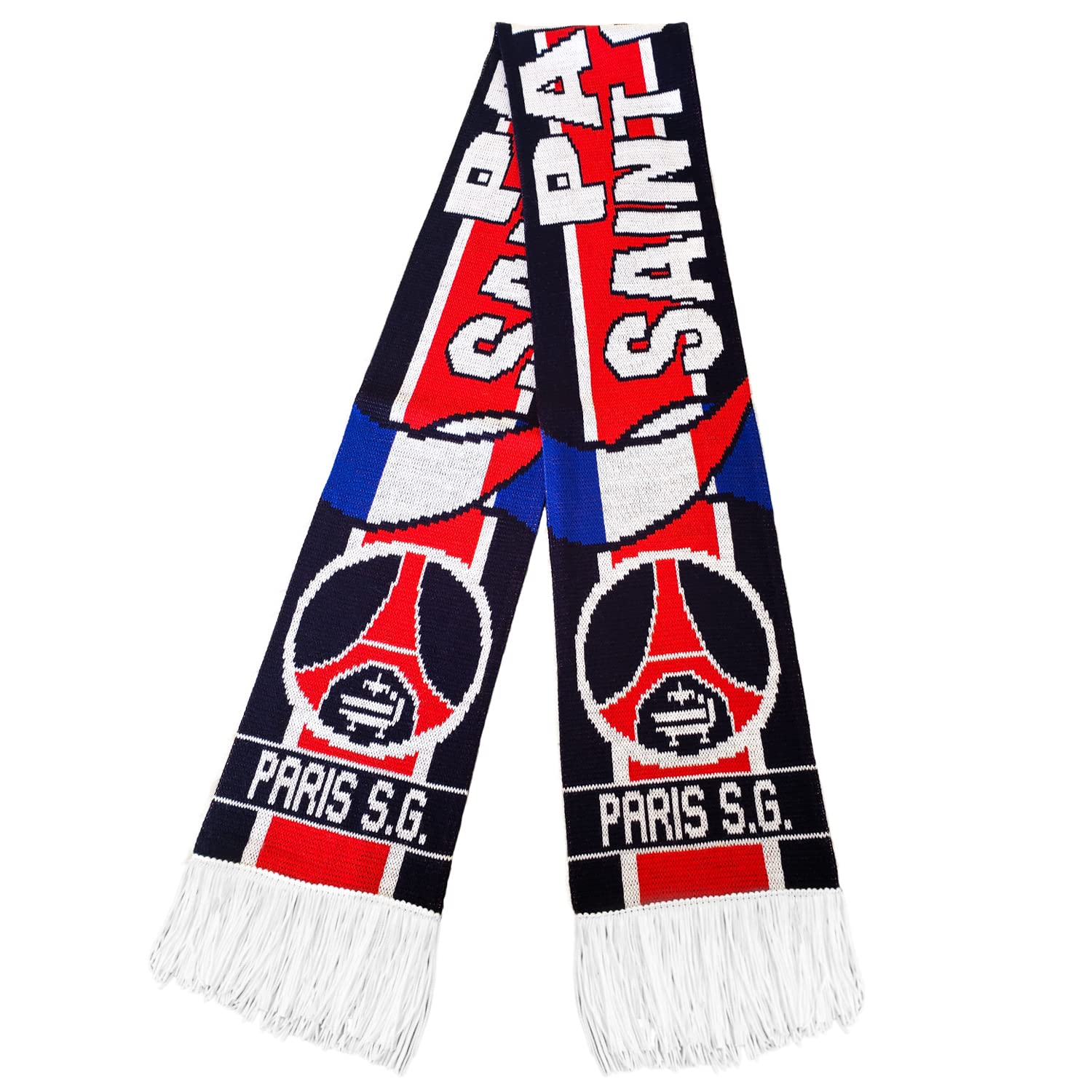 Paris Saint-Germain PSG Official Soccer Fan Scarf - Warm Winter Football Scarf for Men & Women - Perfect for Games, Tailgating, and Cold Weather Support