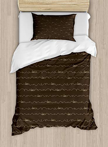 Dark Brown and Cream