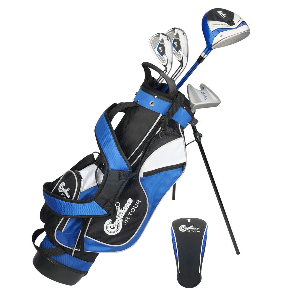 Confidence Golf Junior Left-Handed Golf Clubs Set for Kids - Perfect for Beginners & Youth Golf Training, Practice & Tournaments