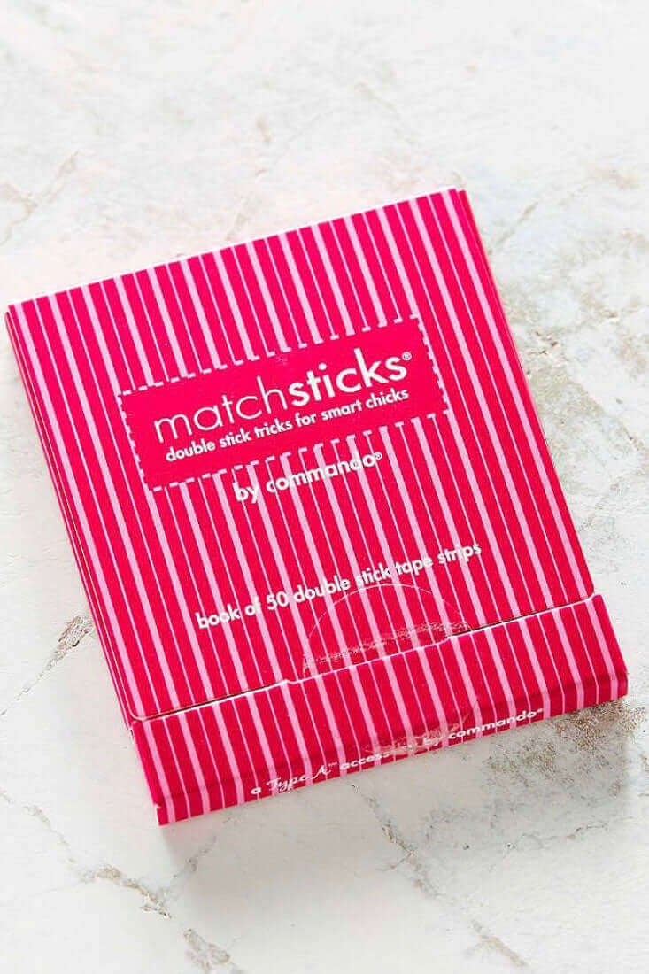 Match Stick Tape - Strong Adhesive Strips for DIY, Crafts & Home Repairs - Perfect for Hanging Decor, Posters & Lightweight Items