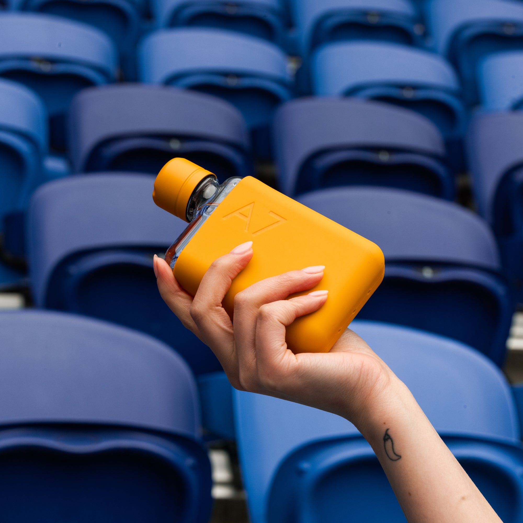A7 Memobottle Slim Water Bottle - Reusable, Leak-Proof, BPA-Free - Perfect for Office, Gym, Travel & Outdoor Activities