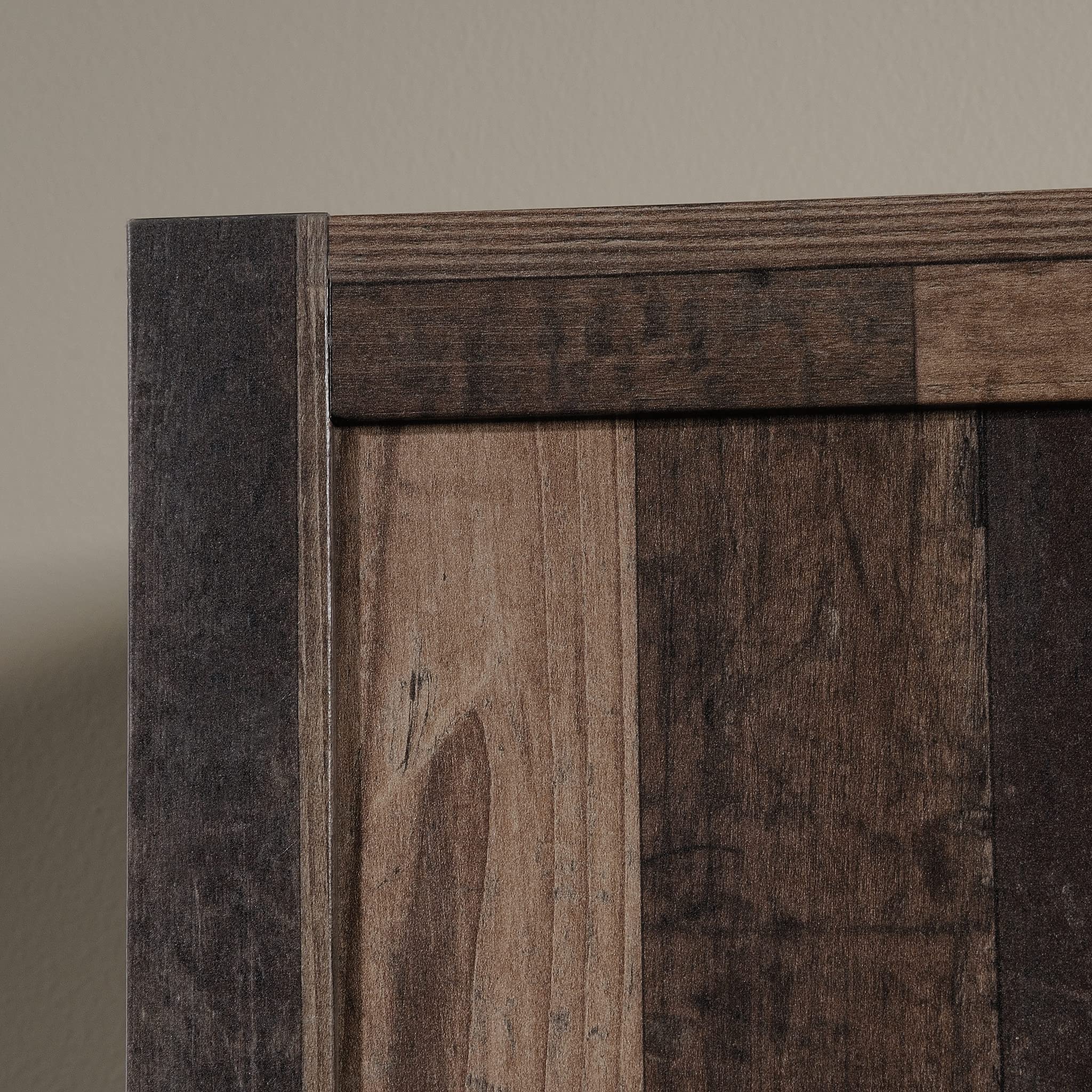 Sauder Reclaimed Pine Storage Wardrobe Cabinet - Pantry Organizer, Closet Storage Solution for Bedroom, Kitchen, and Home Organization