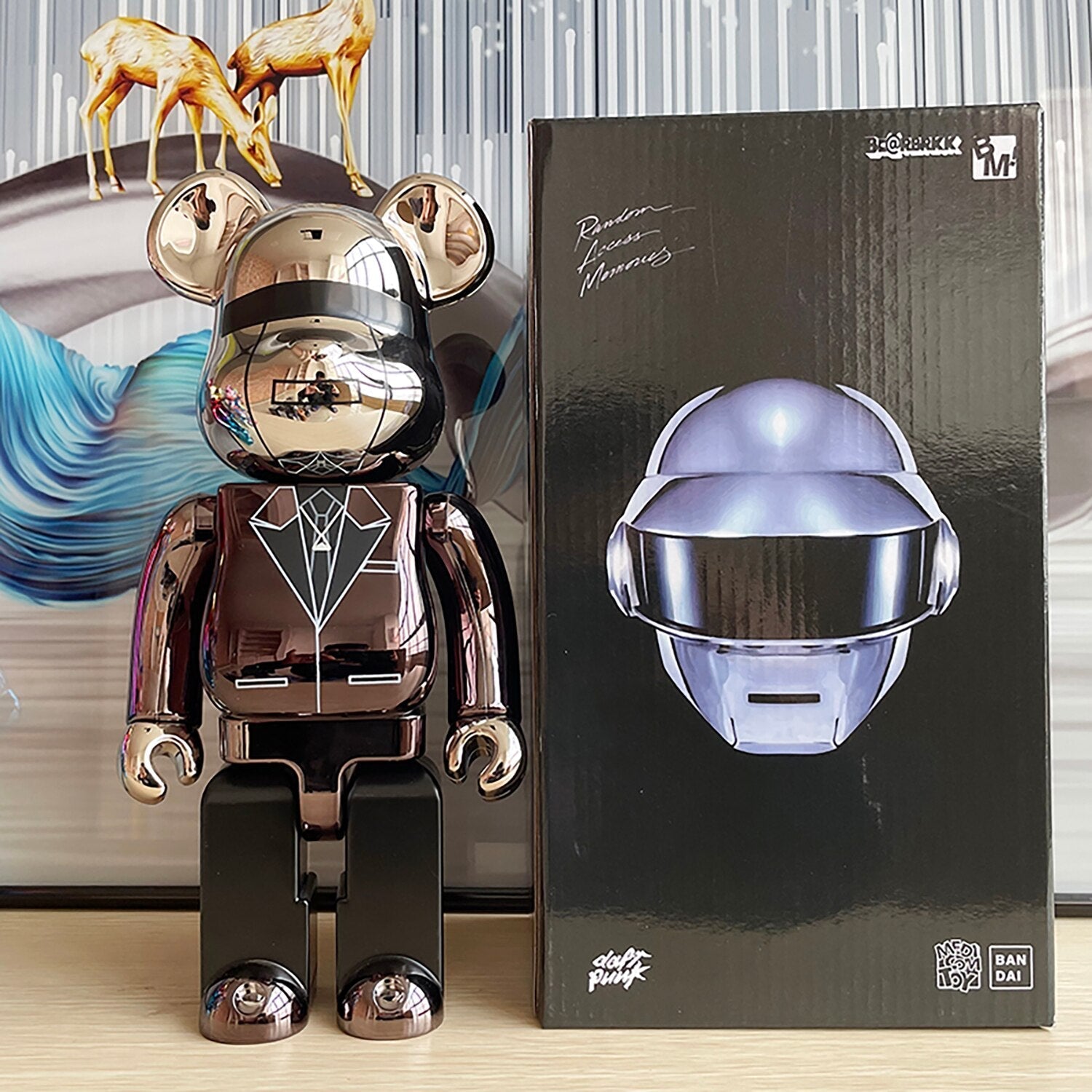 Authentic Bearbrick Bear 28cm Collectible Toy - Perfect for Display, Gifts & Anime Enthusiasts