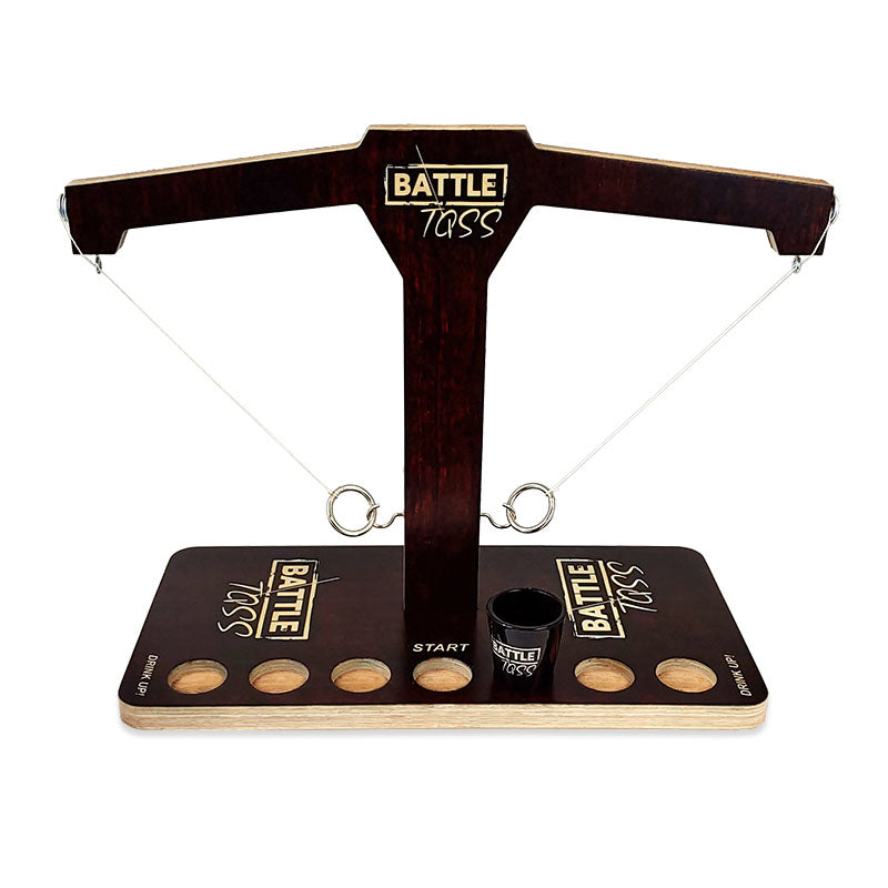 Battle Toss - 2 Player Ring Toss Game Set for Indoor/Outdoor Fun - Perfect for Backyard Parties, Family Game Nights & Camping Activities