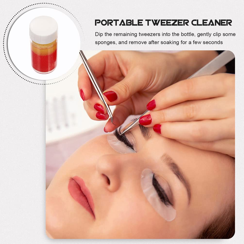 Beavorty 3Pcs Lash Tweezers Cleaner - Salon & Home Use