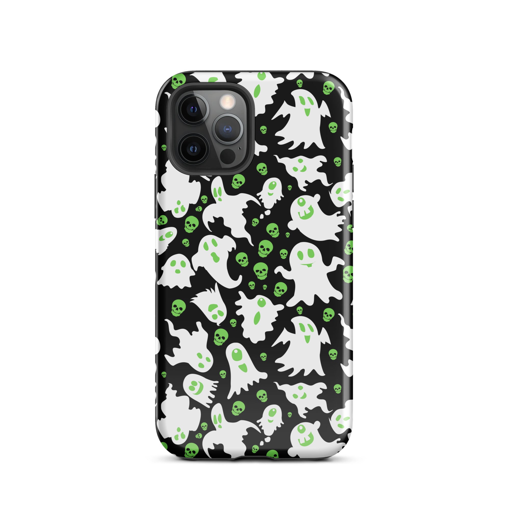 Premium Spooky Specter iPhone Case - Durable & Stylish Ghost Design for iPhone 14/13/12/11 Pro Max - Perfect for Halloween, Cosplay & Themed Parties