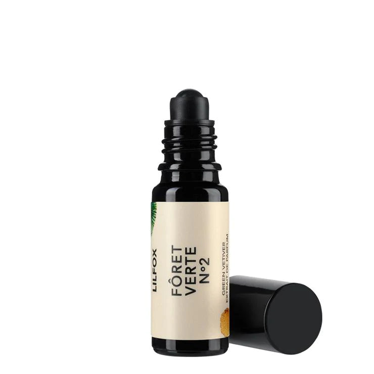 FÔRET VERTE No.2 Green Vetiver Perfume Oil - Long-Lasting Natural Fragrance for Women & Men - Perfect for Daily Wear, Date Nights & Special Occasions