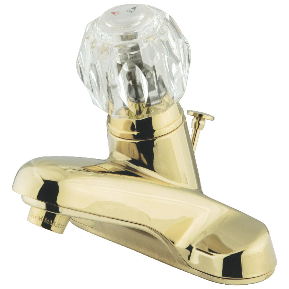 Kingston Brass KB522B Single Handle 4 in. Centerset Bathroom Faucet