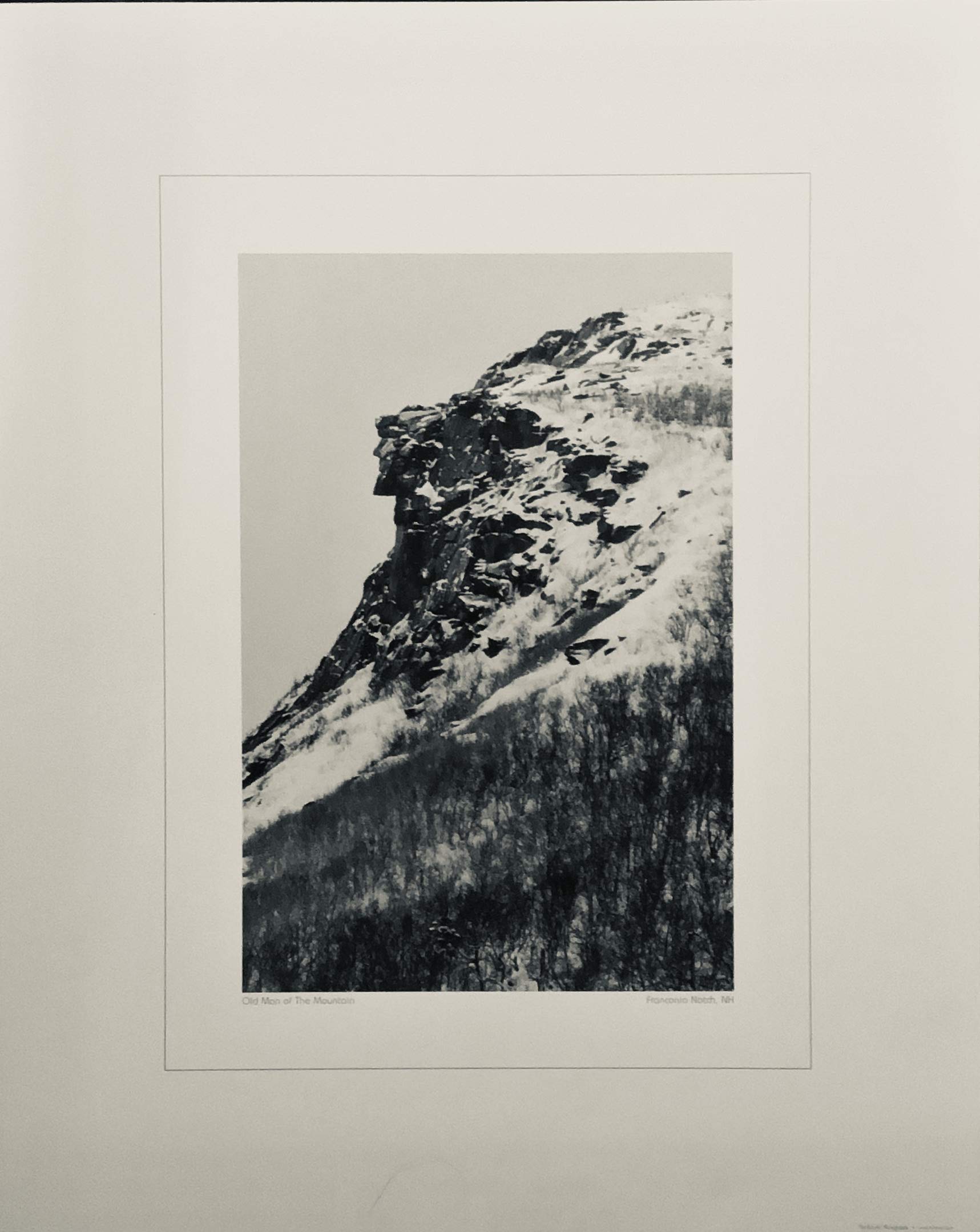 Sadkowski Photography Old Man of the Mountain 16x20 Wall Art Print - Perfect for Home Decor, Office & Living Room Wall Decorations