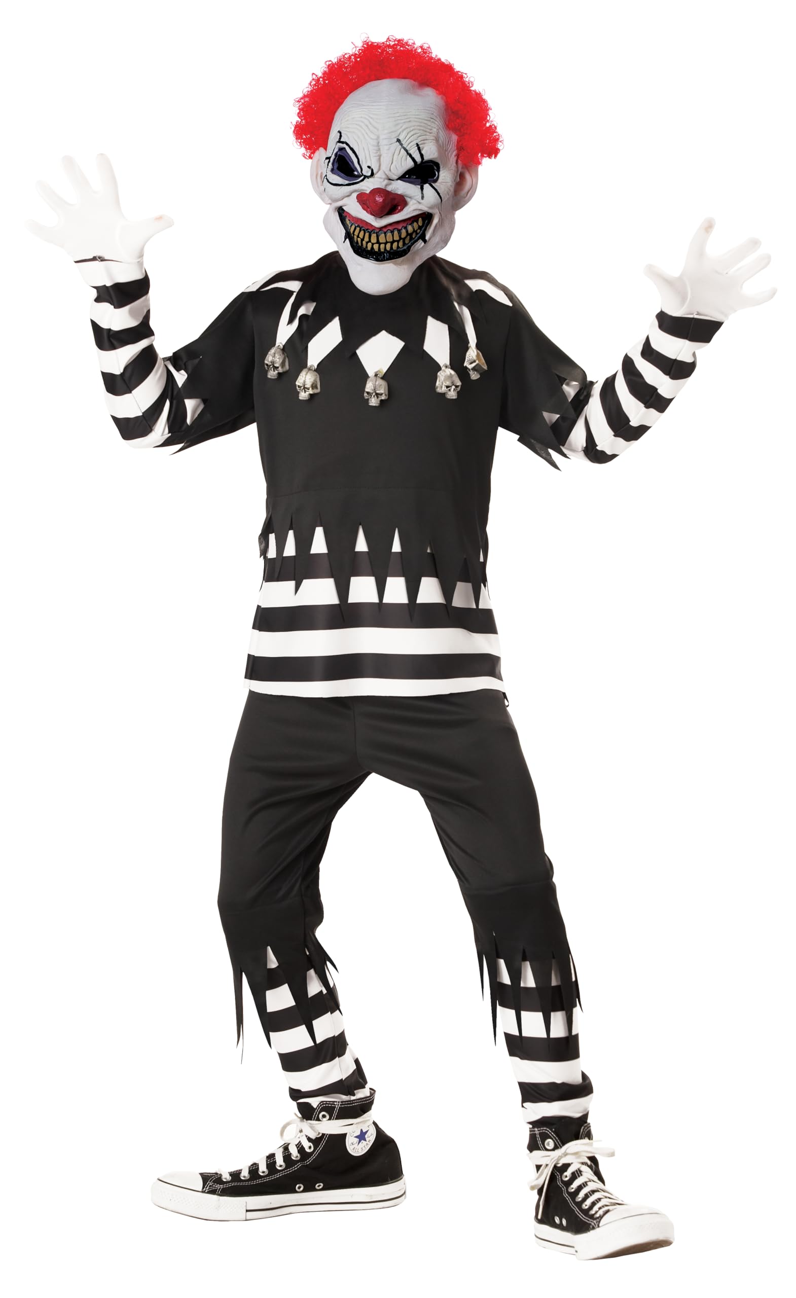 Scary Halloween Clown Costume for Kids - Spooky Party Outfit for Boys & Girls | Perfect for Trick or Treat, Costume Parties & Themed Events