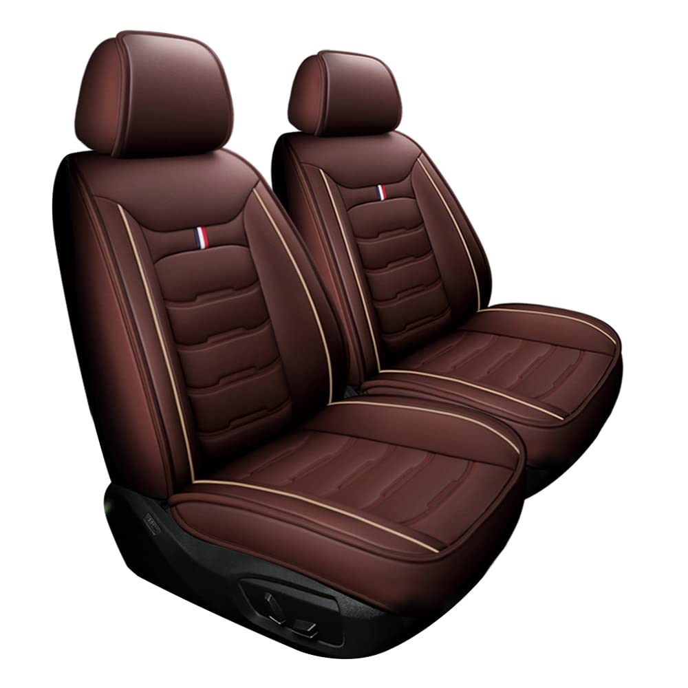Premium PU Leather Car Seat Covers for Mercedes B-Class W245 (2005-2011) - Full Set 5-Seat Protection (Front & Rear) in Elegant Coffee Brown - Perfect for Daily Commuting, Road Trips & Family Protection