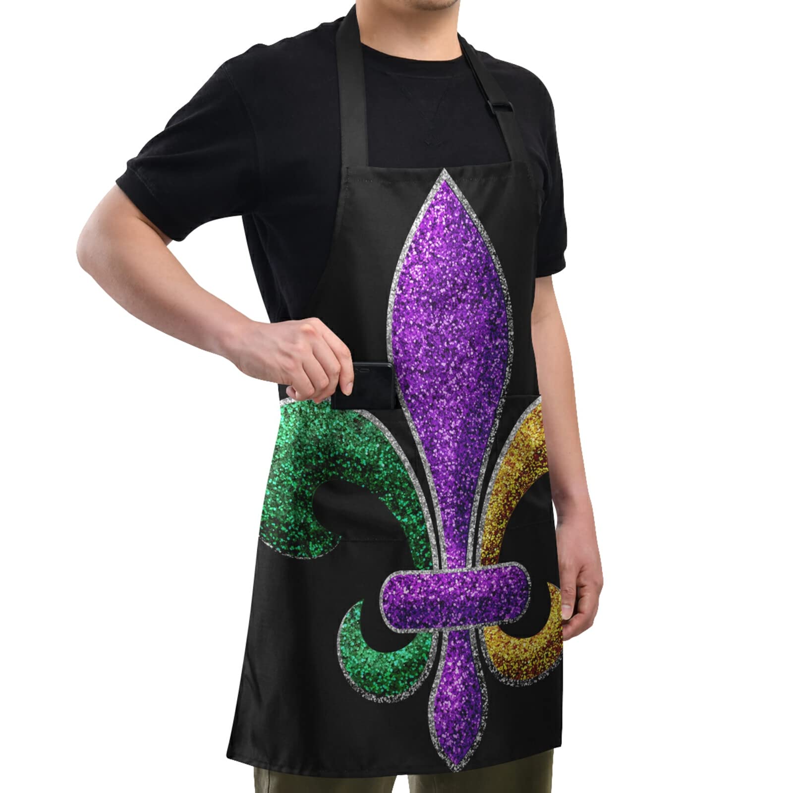 Aflyko Unisex Adjustable Kitchen Apron for Cooking, BBQ, Baking & Painting - 27.5