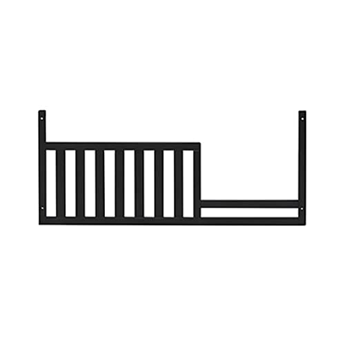 Toddler Bed Safety Guard Rail - Compatible with Oxford, Soho, Ozlo & Avalon Baby Cribs - Black Iron Rail for Childproofing - Perfect for Nursery, Daycare & Home Safety