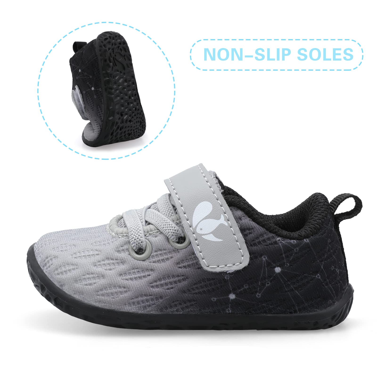 FEETCITY Baby Sneakers for Boys & Girls - Soft First Walking Shoes, Non-Slip Infant Crib Shoes & Comfortable Toddler Slip-Ons | Perfect for Newborns Learning to Walk, Playtime & Everyday Wear