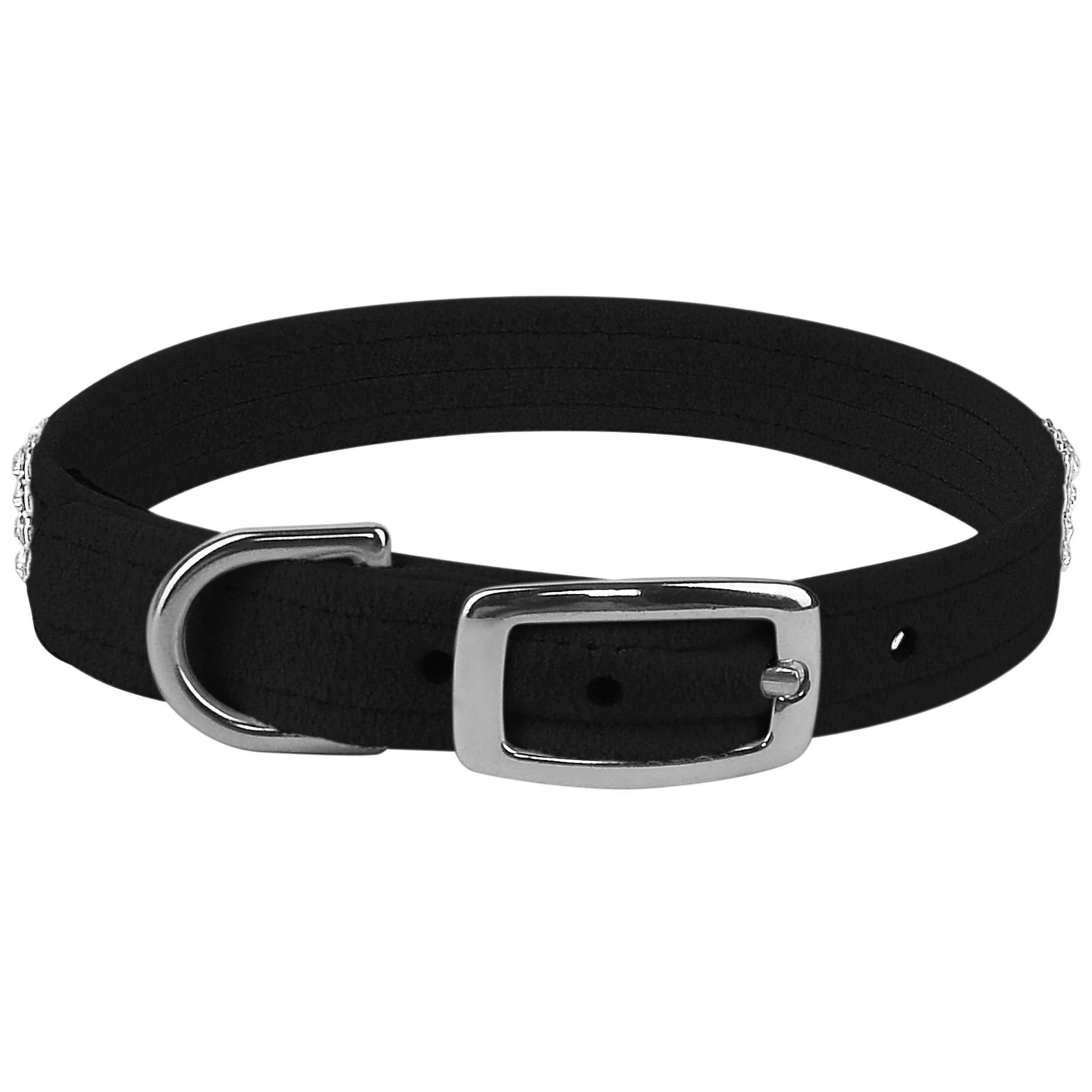 4 Row Giltmore Collar for Dogs - Adjustable Pet Necklace with Rhinestones - Perfect for Small Medium Large Breeds - Ideal for Parties, Weddings & Daily Fashion Accessories
