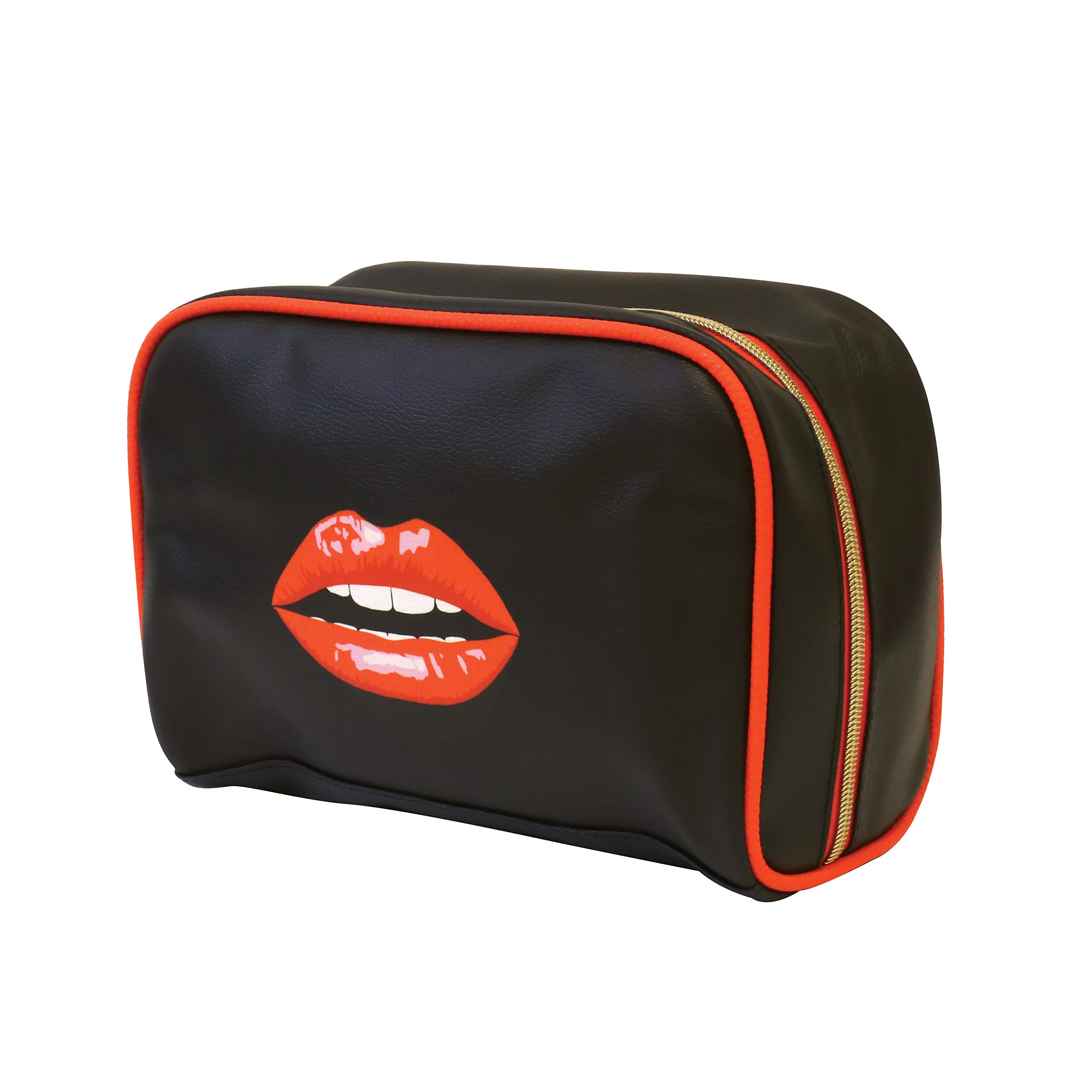 Portico Designs Emily Brooks Soft Faux Leather Toiletry Bag - Large Cosmetic Travel Organizer for Women | Perfect for Vacation, Gym & Weekend Getaways
