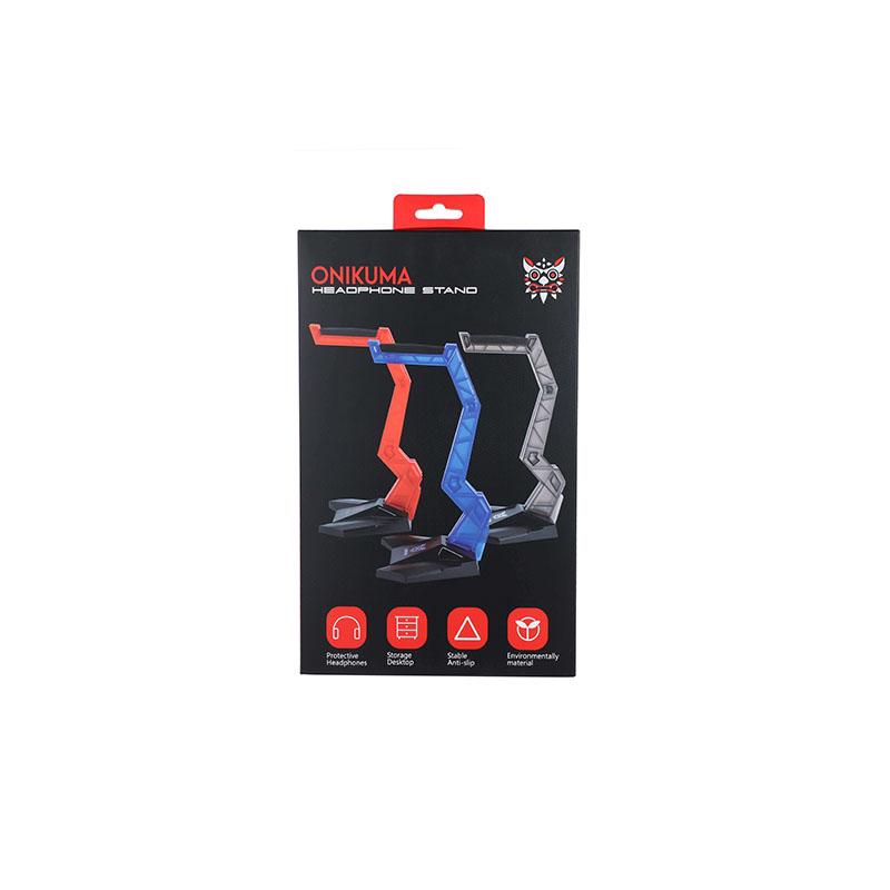 ONIKUMA ST 3 Acrylic Gaming Headset Stand with Hook - Perfect for Desk Organization & Headphone Storage for Gamers