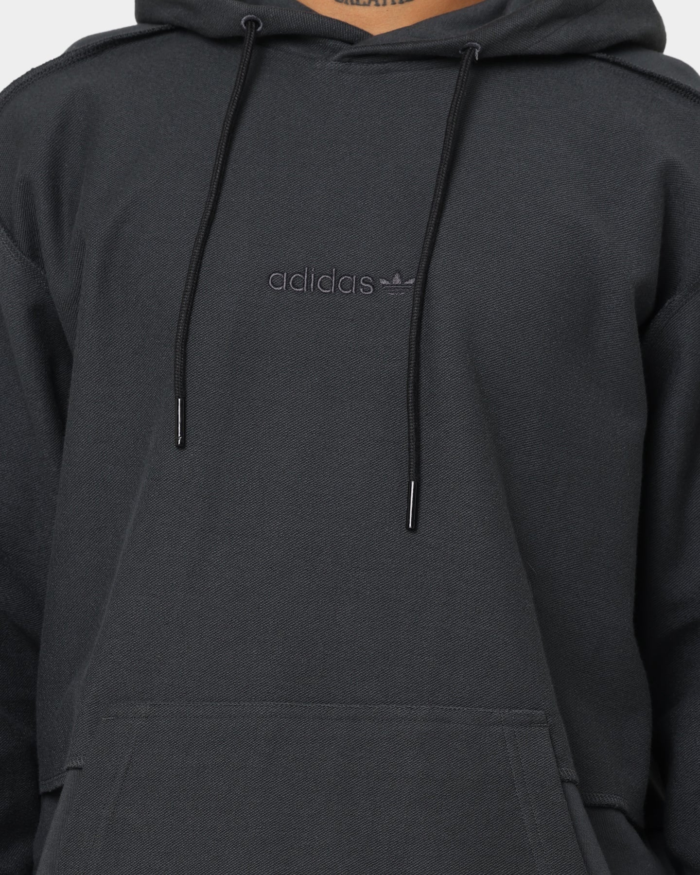 Adidas Loopback Hoodie Carbon - Men's Lightweight Pullover Hooded Sweatshirt for Running, Gym & Casual Wear