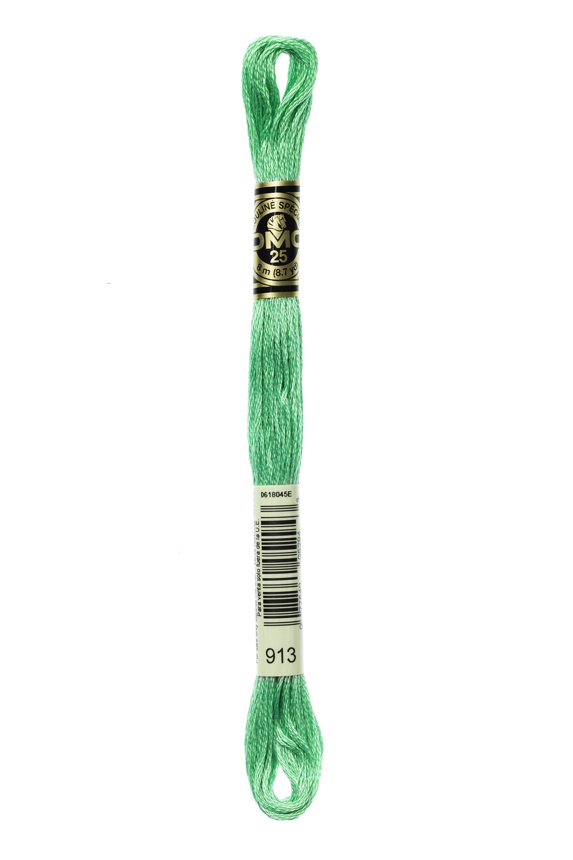 DMC 913 Cotton Embroidery Floss - 100% Mercerized Cotton Thread for Cross Stitch, Needlepoint & Hand Embroidery - Perfect for DIY Crafts, Scrapbooking & Home Decor Projects
