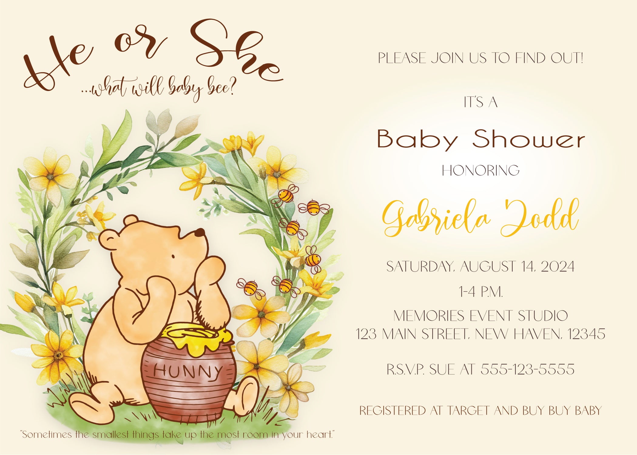 Winnie The Pooh Plush Stuffed Animal Toy - Soft & Cuddly Bear for Kids, Babies, and Disney Fans | Perfect for Gifts, Nursery Decor, and Disney Themed Parties