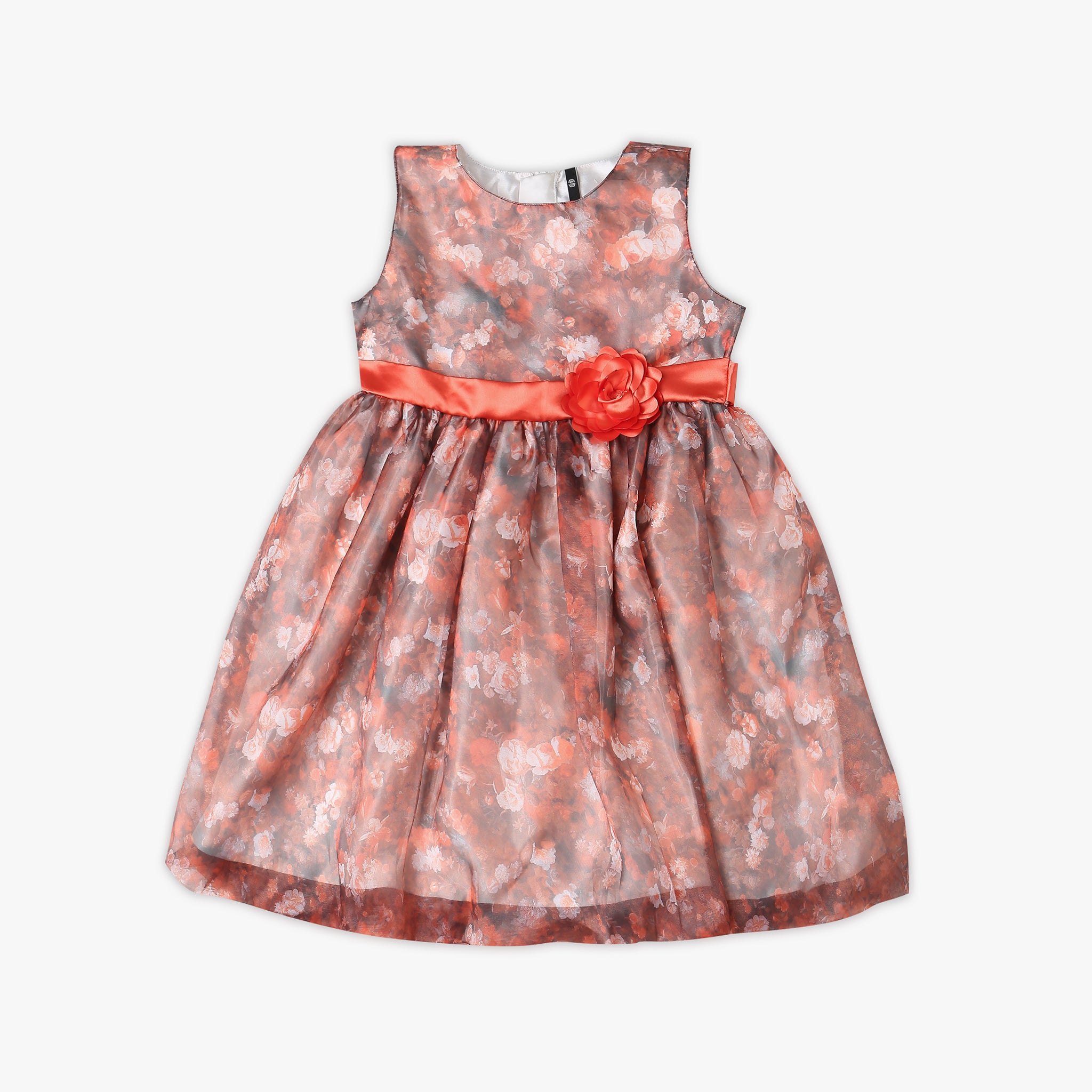 Girl's Regular Fit Printed Frock Dress - Cute & Comfortable Cotton Dress for Kids, School, Parties & Special Occasions