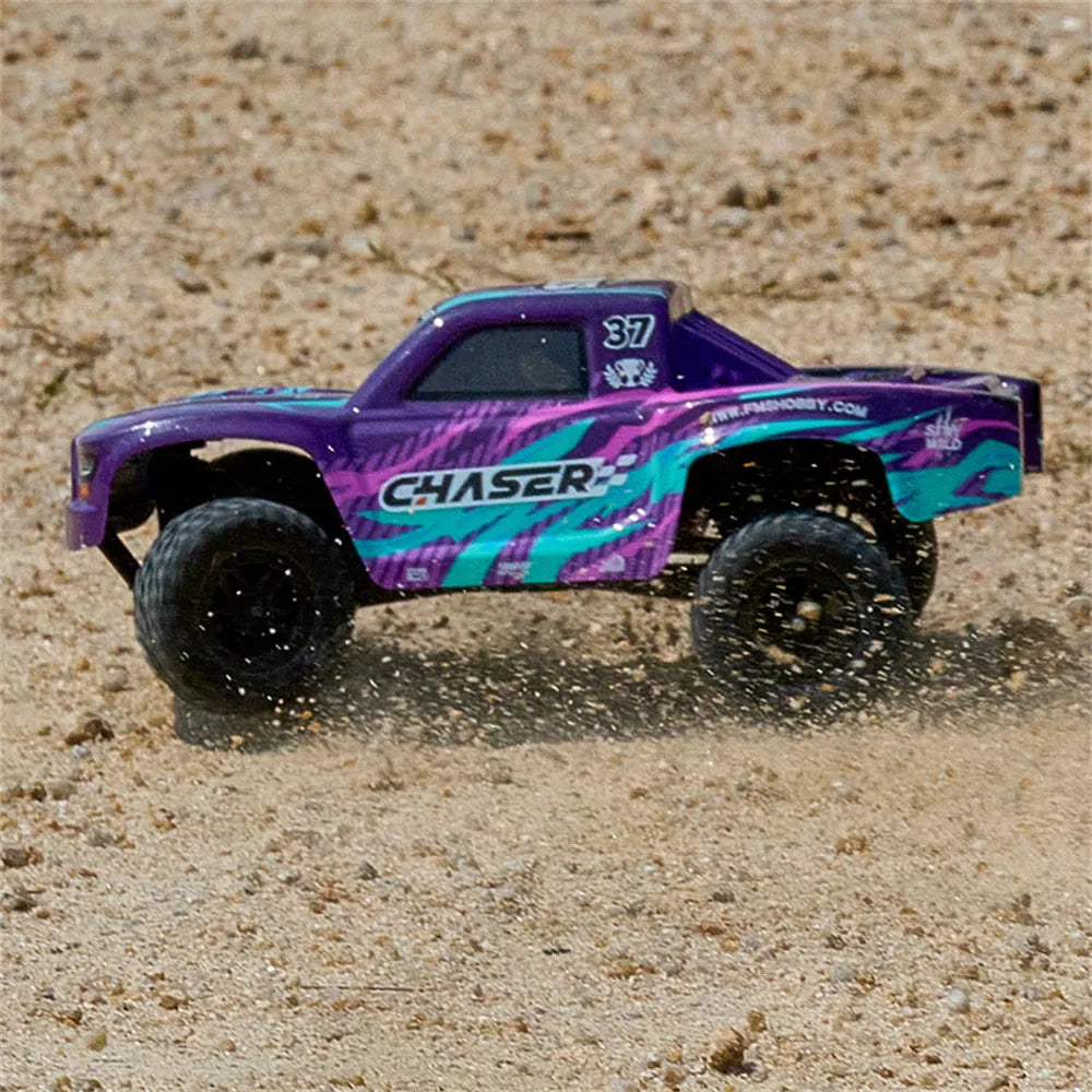 FMS FSC24 1/24 Scale 4WD RC Short Course Truck - 2 Speed Transmission, Metal Differential - High Performance Off-Road Racing & Backyard Bashing for Adults & Kids