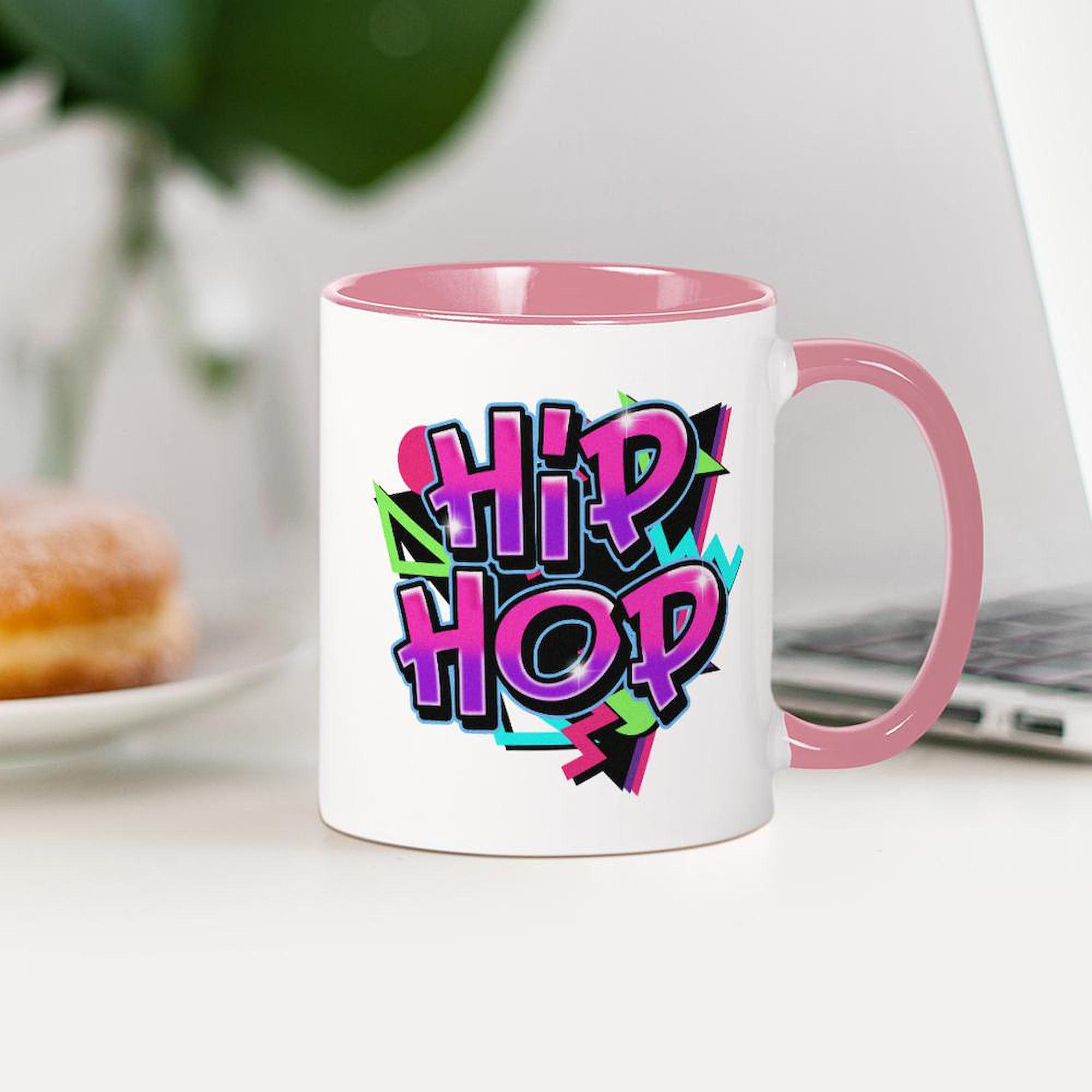 Hip Hop Themed 11 oz (325 ml) Ceramic Coffee Mug - Perfect for Music Lovers & Gift Giving - Ideal for Home, Office, or Rap Enthusiasts