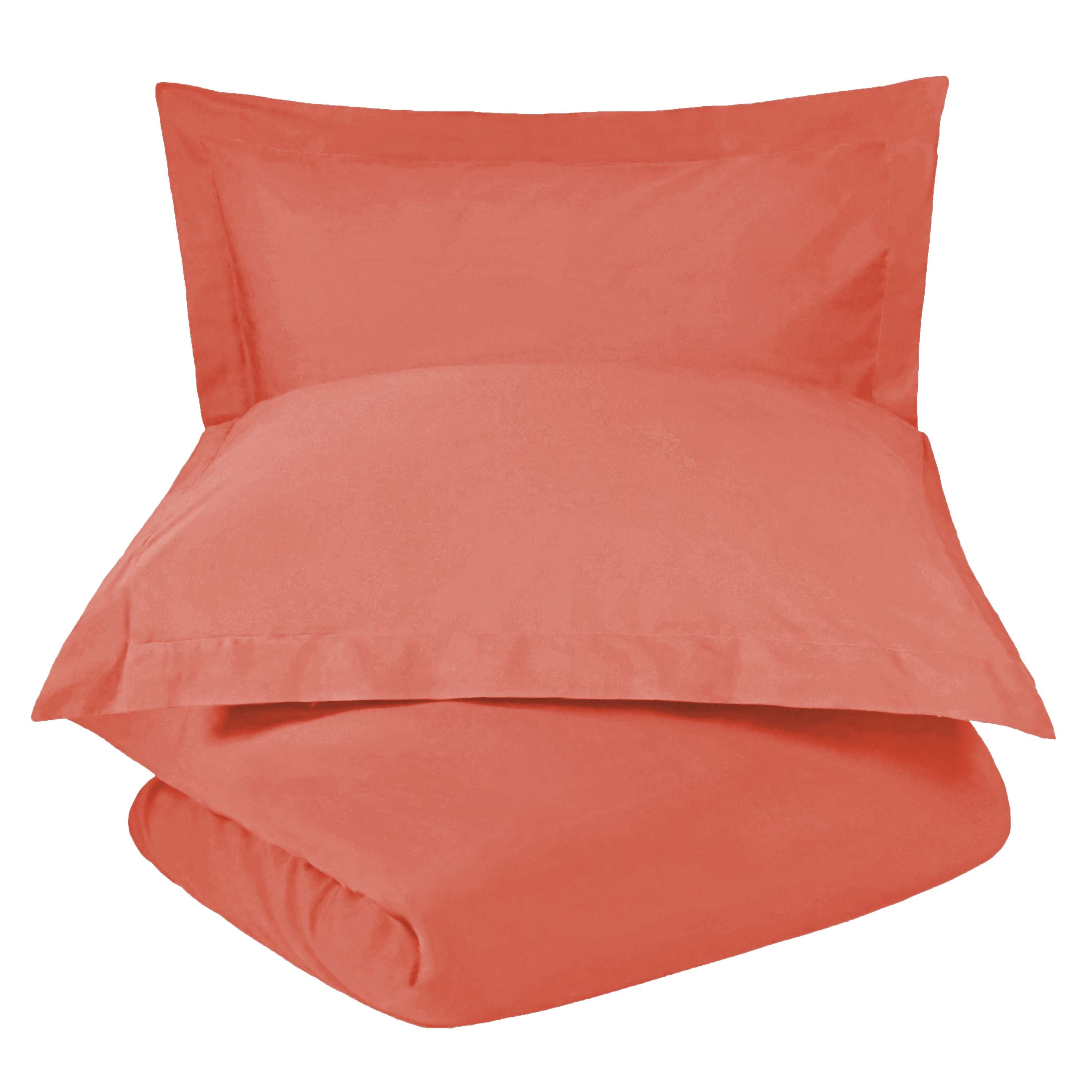 Wrinkle Resistant Cotton Blend Duvet Cover Set - Soft & Durable Bedding for All Seasons | Perfect for Master Bedroom, Guest Room & College Dorm