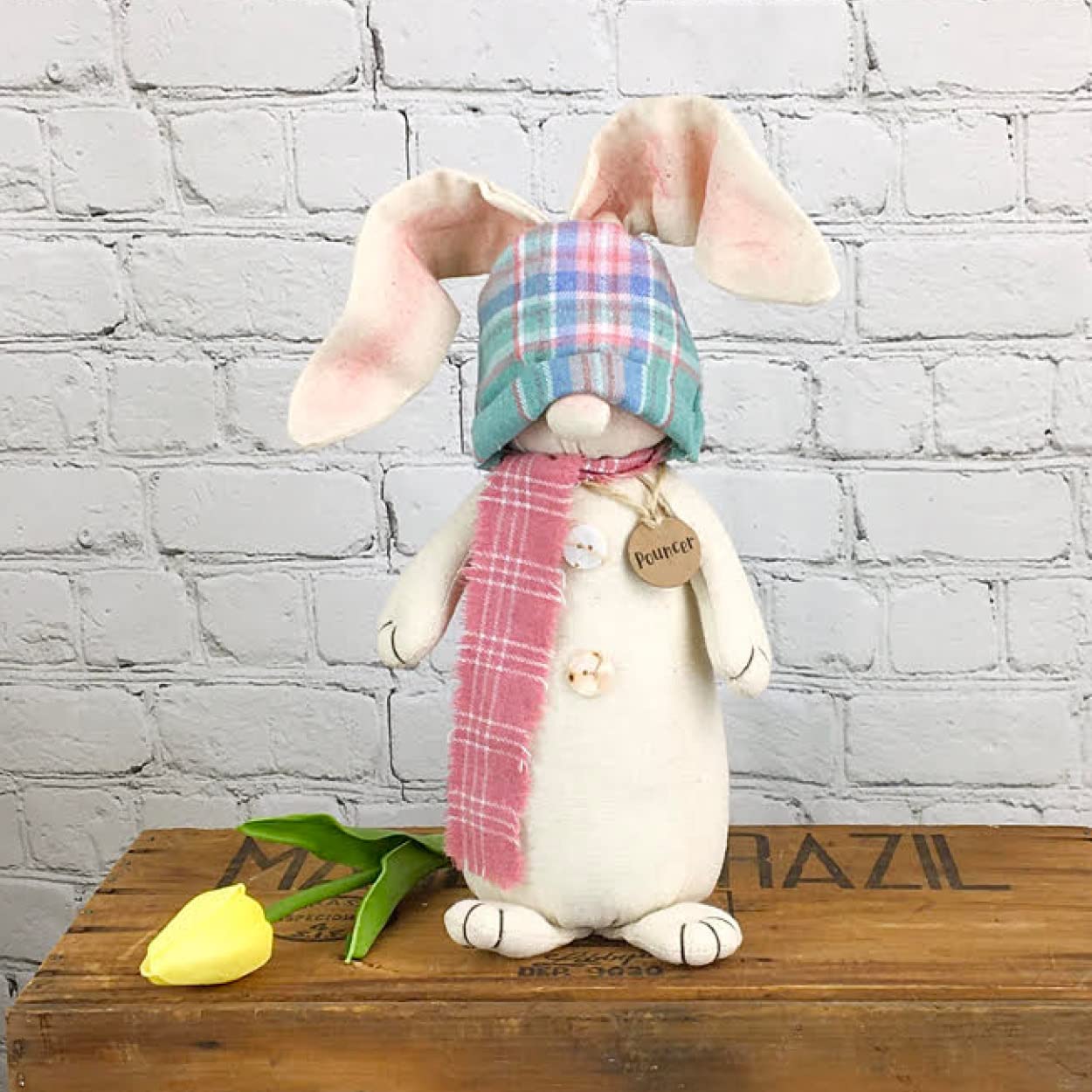 Honey and Me Pouncer The Bunny - Soft Plush Stuffed Animal Toy for Kids, Cute Bunny Gift for Toddlers & Children | Perfect for Cuddling, Nursery Decor, and Easter Gifts