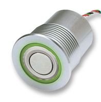 Illuminated Push Button Switch - Red/Green Ring, Normally Open, 30mm Diameter, 125mA@48VDC, IP40 - Perfect for Industrial Control Panels and Machinery