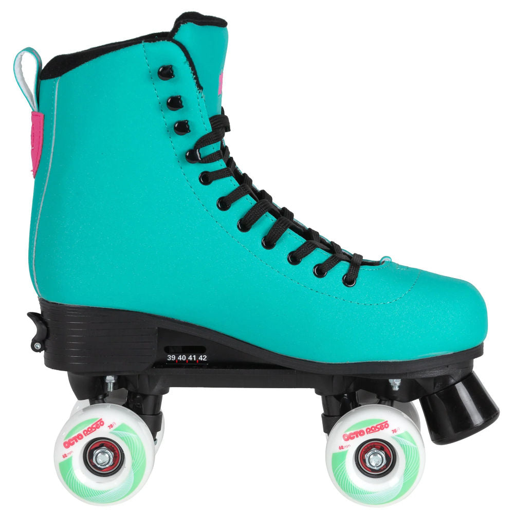 Chaya Bliss Adjustable Roller Skates for Kids - Lightweight & Comfortable Quad Roller Skates for Girls & Boys - Perfect for Indoor & Outdoor Skating, Rink, Park & Birthday Parties