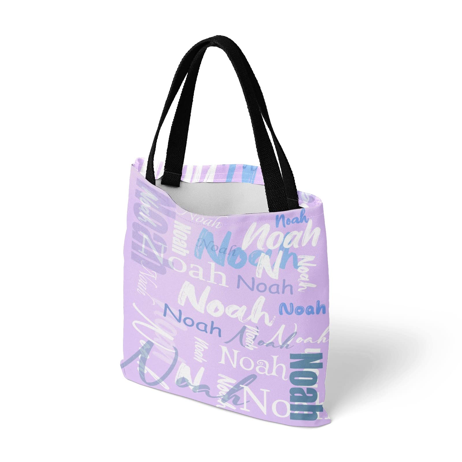 Custom Personalized Tote Bags for Women - Monogrammed Name Tote Bag Gift for Birthday, Christmas, Valentines Day - Perfect for Shopping, Beach & Everyday Use