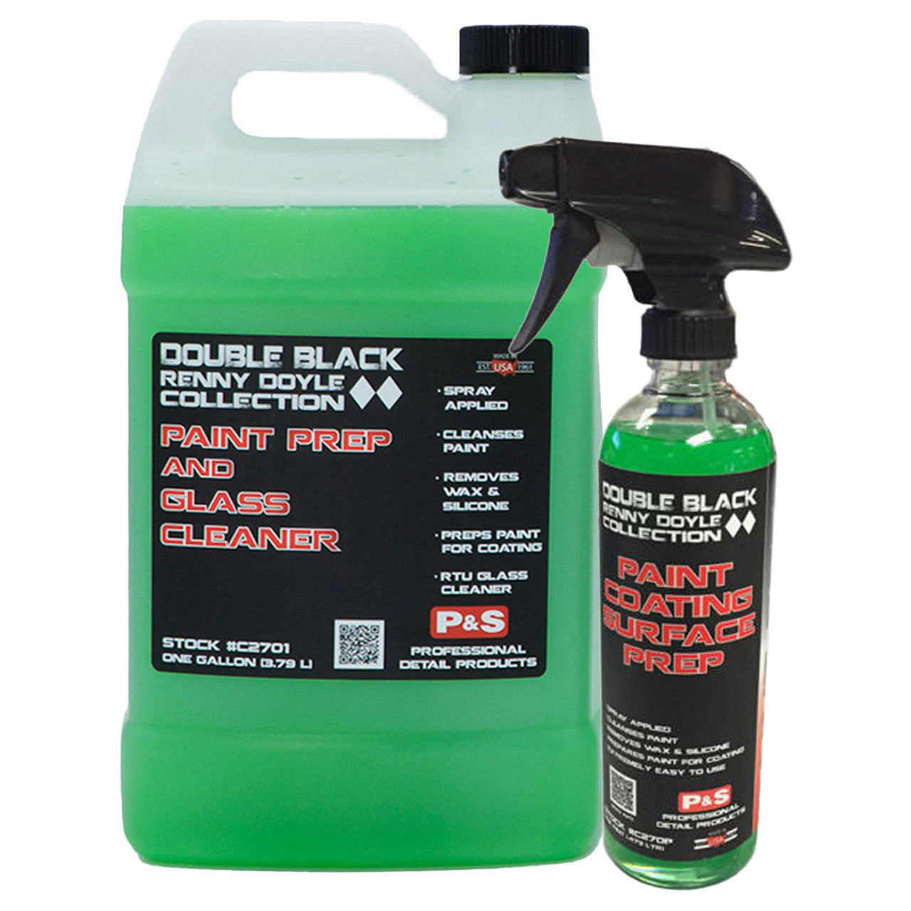 P&S Double Black Collection Paint Coating & Surface Prep Kit - Premium Car Detailing for Showroom Shine | Perfect for Auto Enthusiasts & Professional Detailing