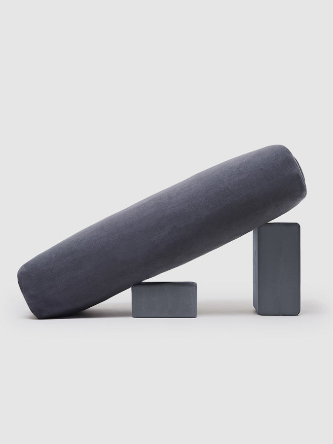 Premium Agoy Wide Top Yoga Bolster for Support & Comfort - Ideal for Yoga, Meditation, and Physical Therapy Sessions